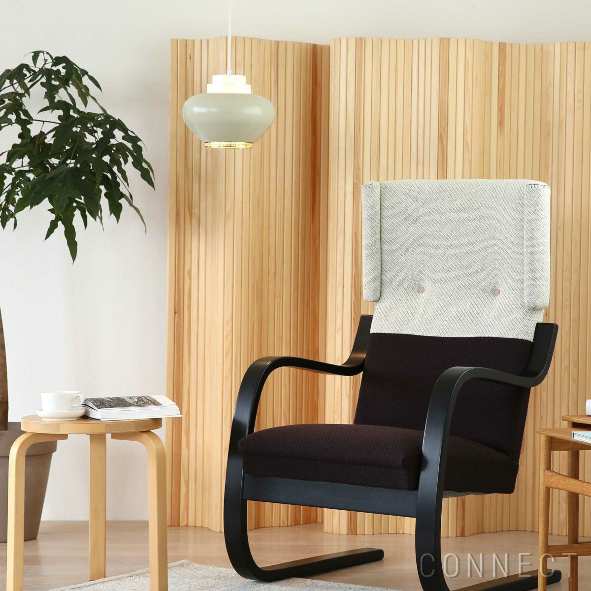 【アウトレット】【数量限定モデル】Artek（アルテック） / A333 Pendant Lamp “Turnip“（ペンダント カブ） / デュオトーン（ホワイト×リネン） / コード全長1500mm / ペンダントライト