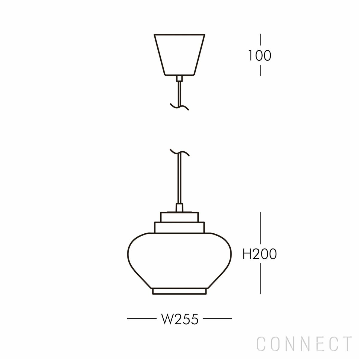 【アウトレット】【数量限定モデル】Artek（アルテック） / A333 Pendant Lamp “Turnip“（ペンダント カブ） / デュオトーン（ホワイト×リネン） / コード全長1500mm / ペンダントライト