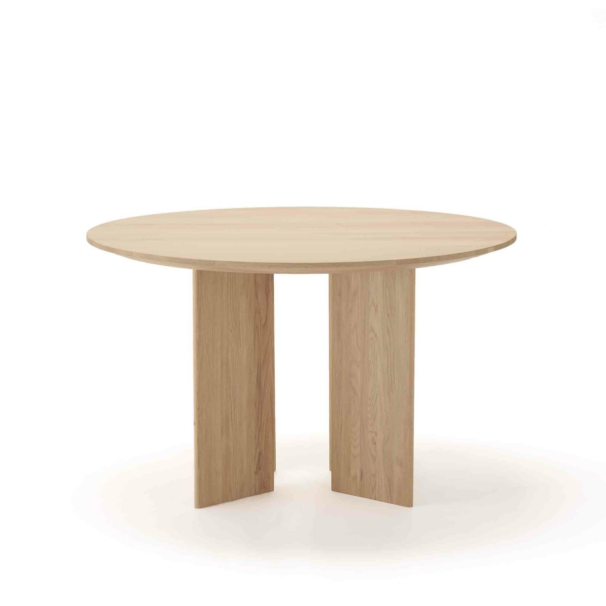 【ジャパンディセット】Karimoku Case（カリモクケース） / A-DT03 Φ120cm / ピュアオーク / ダイニングテーブル ＋ A-DC03×2脚 / ピュアオーク / ダイニングチェア