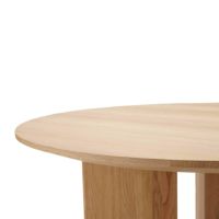 【ジャパンディセット】Karimoku Case（カリモクケース） / A-DT03 Φ120cm / ピュアオーク / ダイニングテーブル ＋ A-DC03×2脚 / ピュアオーク / ダイニングチェア