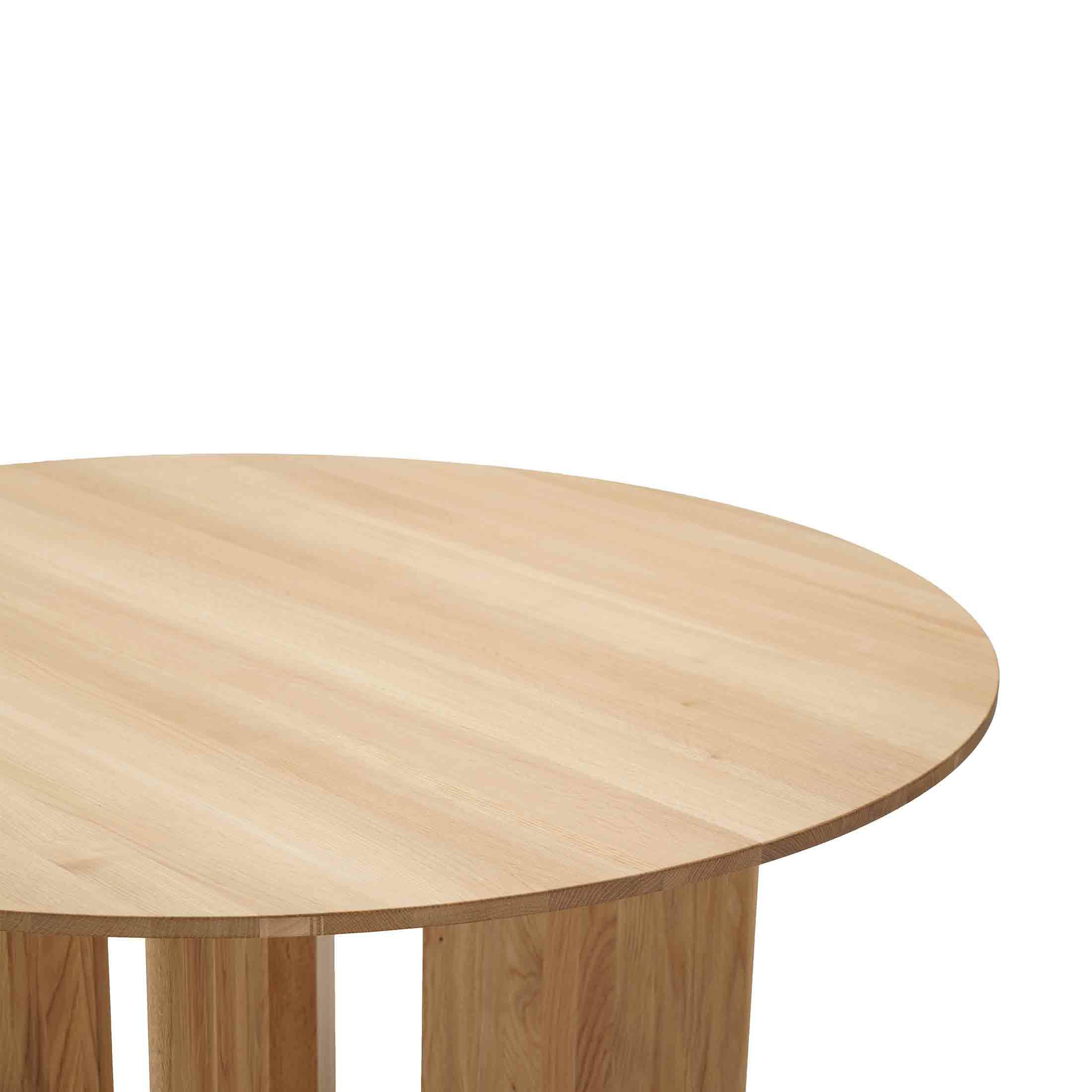 【ジャパンディセット】Karimoku Case（カリモクケース） / A-DT03 Φ120cm / ピュアオーク / ダイニングテーブル ＋ A-DC03×2脚 / ピュアオーク / ダイニングチェア