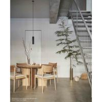 【ジャパンディセット】Karimoku Case（カリモクケース） / A-DT03 Φ120cm / ピュアオーク / ダイニングテーブル ＋ A-DC03×2脚 / ピュアオーク / ダイニングチェア