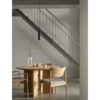 【ジャパンディセット】Karimoku Case（カリモクケース） / A-DT03 Φ120cm / ピュアオーク / ダイニングテーブル ＋ A-DC03×2脚 / ピュアオーク / ダイニングチェア