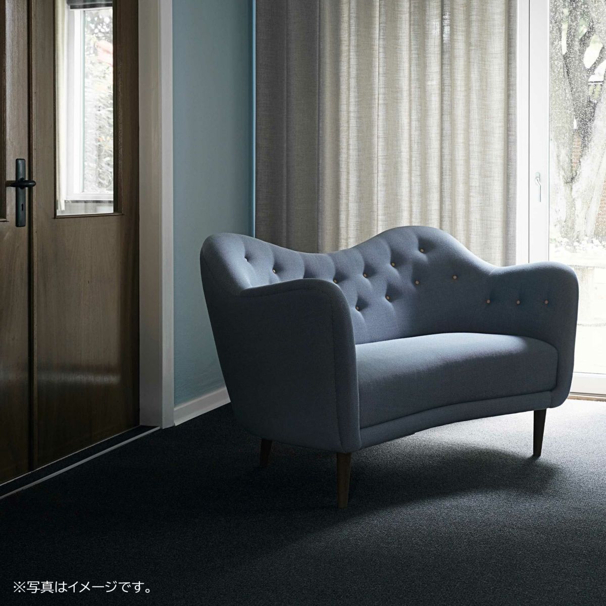 HOUSE OF FINN JUHL（ハウス・オブ・フィンユール） / 46 SOFA / オーク材・ダークオイル仕上げ / Hallingdal 407（ハリンダル） / ソファ