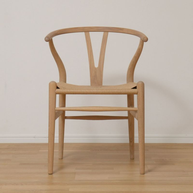 CH24 / Yチェア（ワイチェア） オーク材・ホワイトオイル仕上げ SH45cm / CARL HANSEN & SON （カール・ハンセン＆サン）