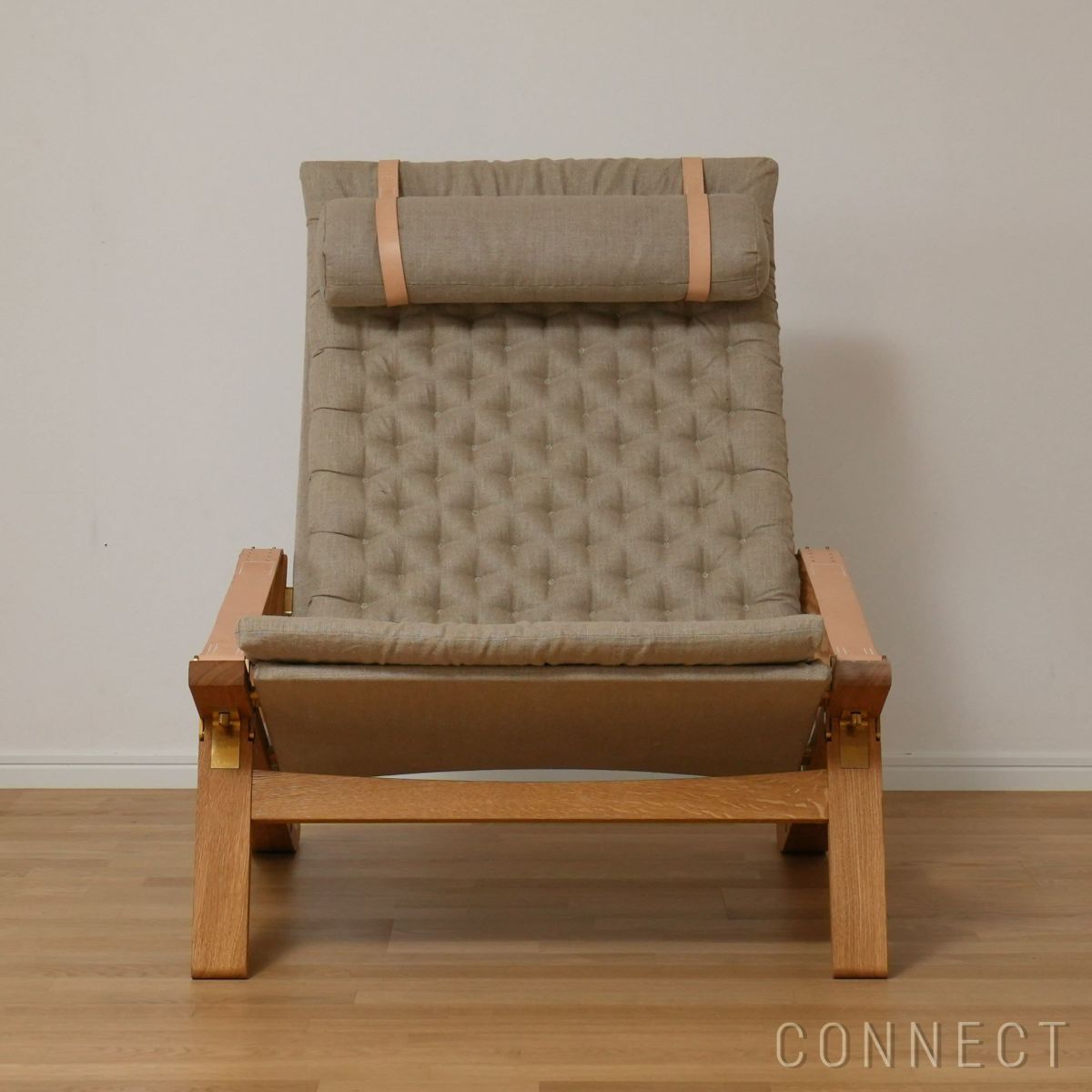 CARL HANSEN & SON（カール・ハンセン＆サン） / FK10 PLICO CHAIR（プリコチェア） / オーク材・オイル仕上げ・ナチュラルキャンバス / ハイバック ラウンジチェア