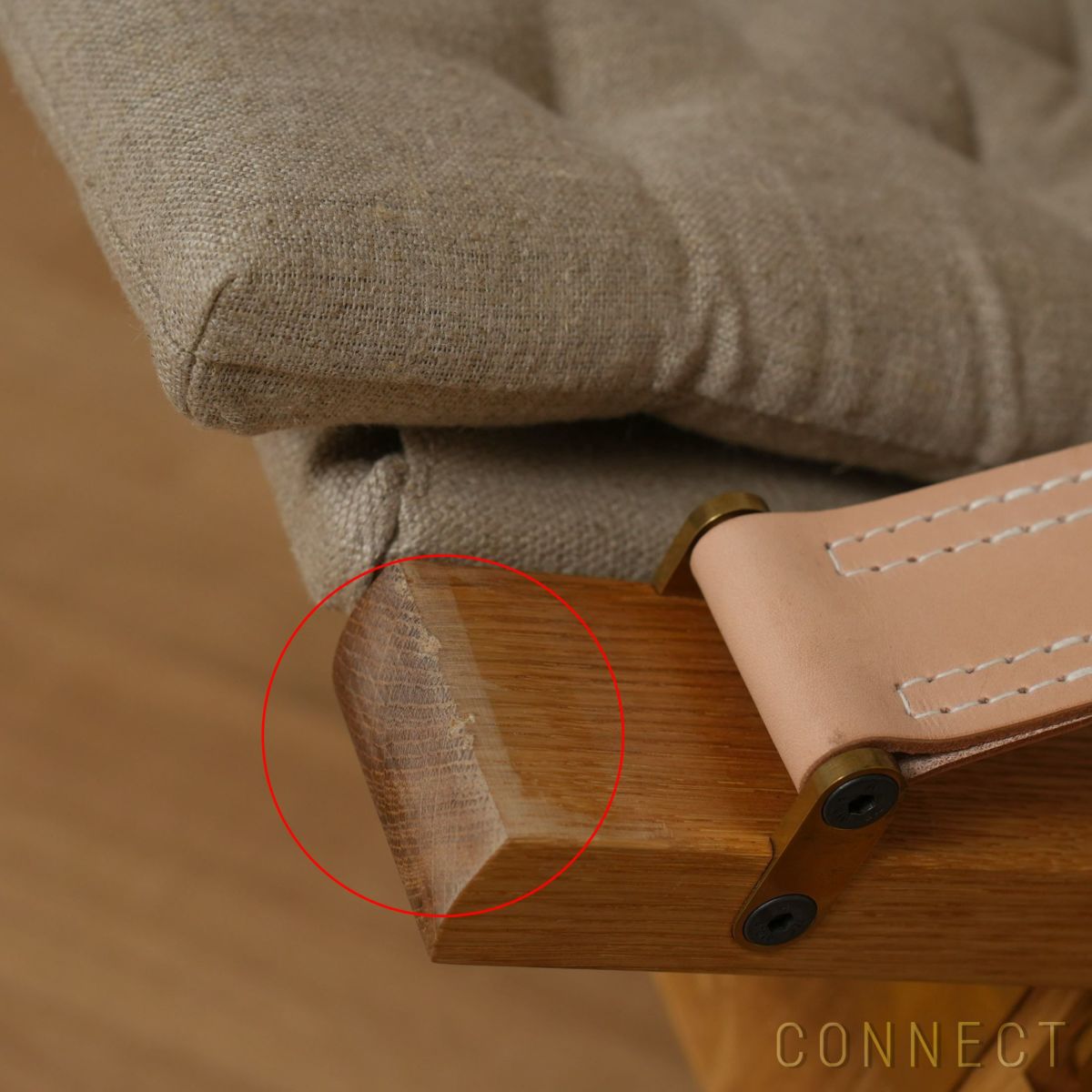 CARL HANSEN & SON（カール・ハンセン＆サン） / FK10 PLICO CHAIR（プリコチェア） / オーク材・オイル仕上げ・ナチュラルキャンバス / ハイバック ラウンジチェア