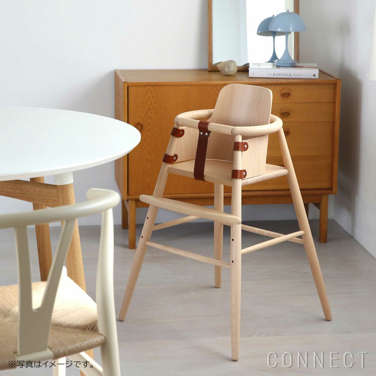 CARL HANSEN & SON（カール・ハンセン＆サン） / ND54 ハイチェア・ND54S ベビーバックレスト付き / ベビーチェア