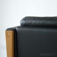 CARL HANSEN & SON（カール・ハンセン＆サン） / CH163 ソファ 3シーター / オーク材・オイル仕上げ / ブラックレザー（Thor301） / 3人掛け