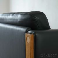 CARL HANSEN & SON（カール・ハンセン＆サン） / CH163 ソファ 3シーター / オーク材・オイル仕上げ / ブラックレザー（Thor301） / 3人掛け