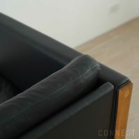 CARL HANSEN & SON（カール・ハンセン＆サン） / CH163 ソファ 3シーター / オーク材・オイル仕上げ / ブラックレザー（Thor301） / 3人掛け