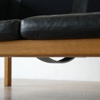 CARL HANSEN & SON（カール・ハンセン＆サン） / CH163 ソファ 3シーター / オーク材・オイル仕上げ / ブラックレザー（Thor301） / 3人掛け