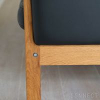 CARL HANSEN & SON（カール・ハンセン＆サン） / CH163 ソファ 3シーター / オーク材・オイル仕上げ / ブラックレザー（Thor301） / 3人掛け