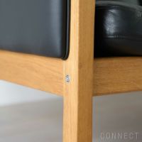 CARL HANSEN & SON（カール・ハンセン＆サン） / CH163 ソファ 3シーター / オーク材・オイル仕上げ / ブラックレザー（Thor301） / 3人掛け