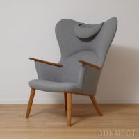 CARL HANSEN & SON（カール・ハンセン＆サン） / CH78 ラウンジチェア（復刻ママベア）ネックピロー付＋E016フットスツール / オーク材・オイル仕上げ
