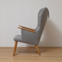 CARL HANSEN & SON（カール・ハンセン＆サン） / CH78 ラウンジチェア（復刻ママベア）ネックピロー付＋E016フットスツール / オーク材・オイル仕上げ