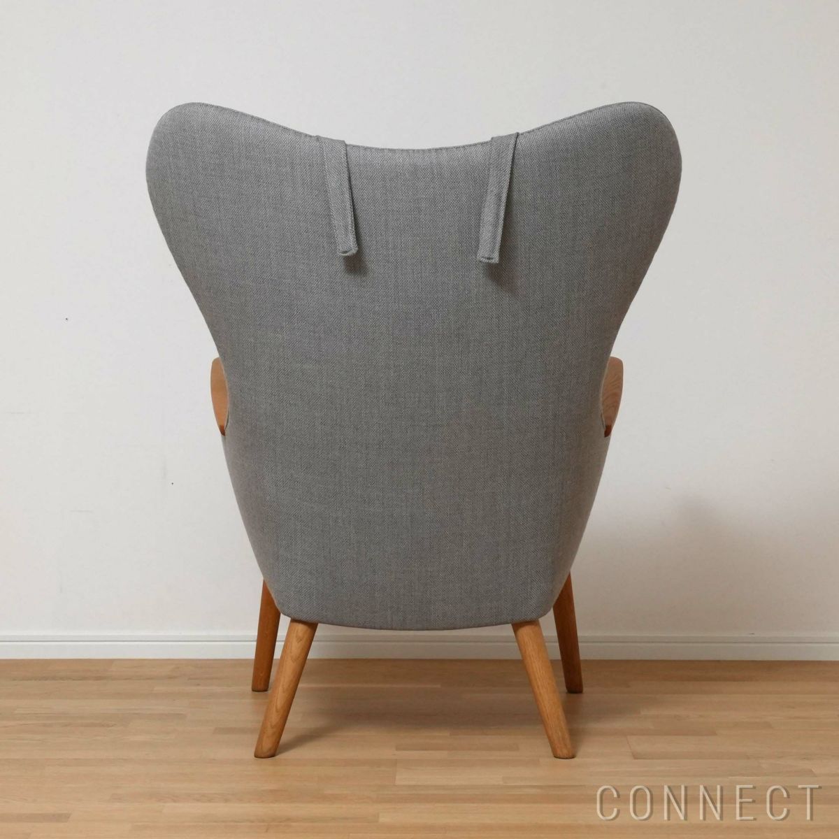 CARL HANSEN & SON（カール・ハンセン＆サン） / CH78 ラウンジチェア（復刻ママベア）ネックピロー付＋E016フットスツール / オーク材・オイル仕上げ