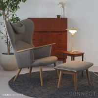 CARL HANSEN & SON（カール・ハンセン＆サン） / CH78 ラウンジチェア（復刻ママベア）ネックピロー付＋E016フットスツール / オーク材・オイル仕上げ