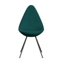 FRITZ HANSEN（フリッツ・ハンセン） / DROP（ドロップチェア） / フルパディングモデル / Divina Melange 821（ディヴィナ メランジェ）コーラルグリーン / ブラウンブロンズ脚