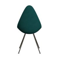 FRITZ HANSEN（フリッツ・ハンセン） / DROP（ドロップチェア） / フルパディングモデル / Divina Melange 821（ディヴィナ メランジェ）コーラルグリーン / ブラウンブロンズ脚