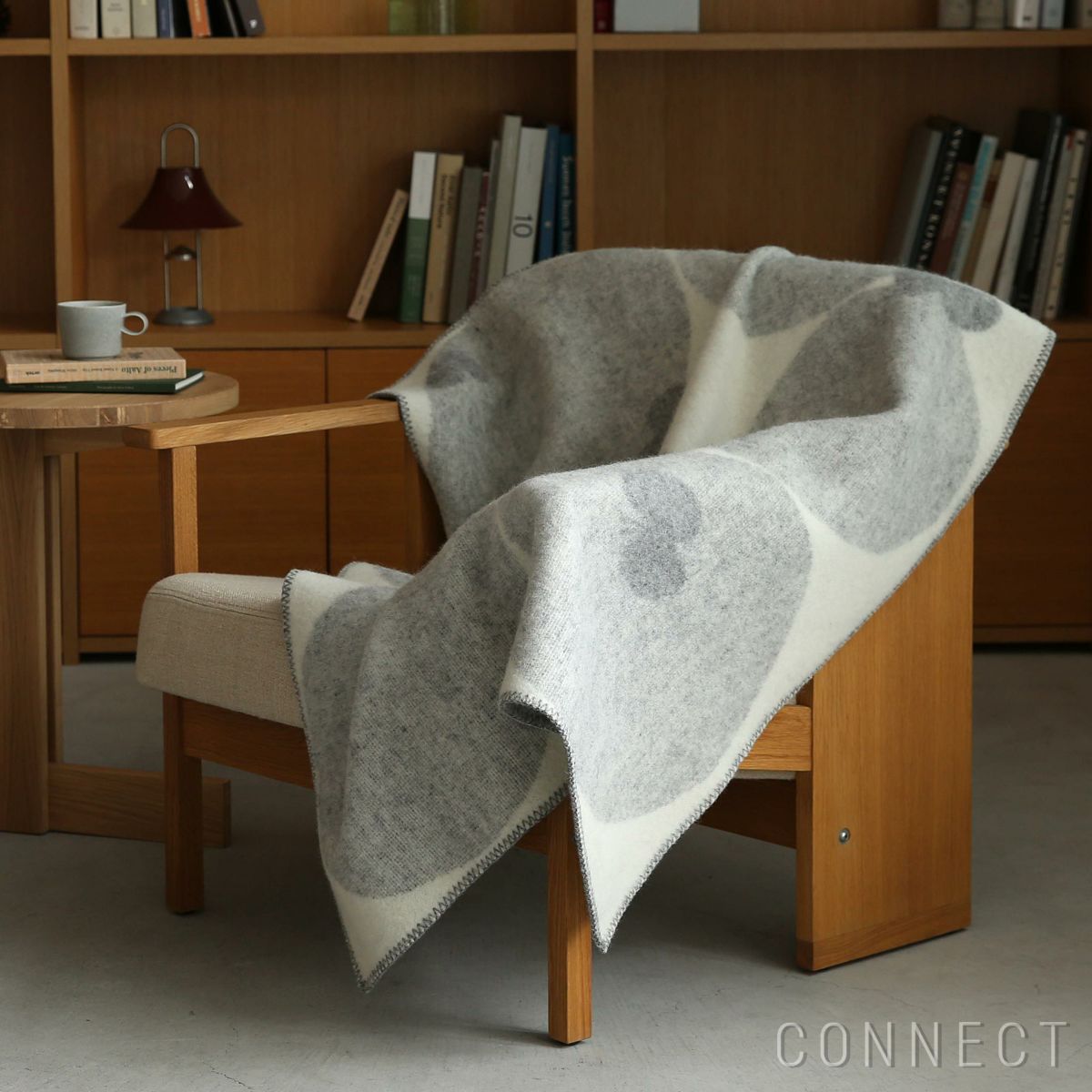 KLIPPAN（クリッパン）×mina perhonen（ミナ ペルホネン） / PERHONEN（ペルホネン） / ウール ハーフブランケット / 90×130cm