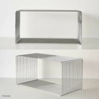 Montana（モンタナ） / Panton Wire（パントンワイヤー）3点セット / シングル（クローム）＋ダブル（クローム）＋トップパネル（シングル White Marble） / シェルフ