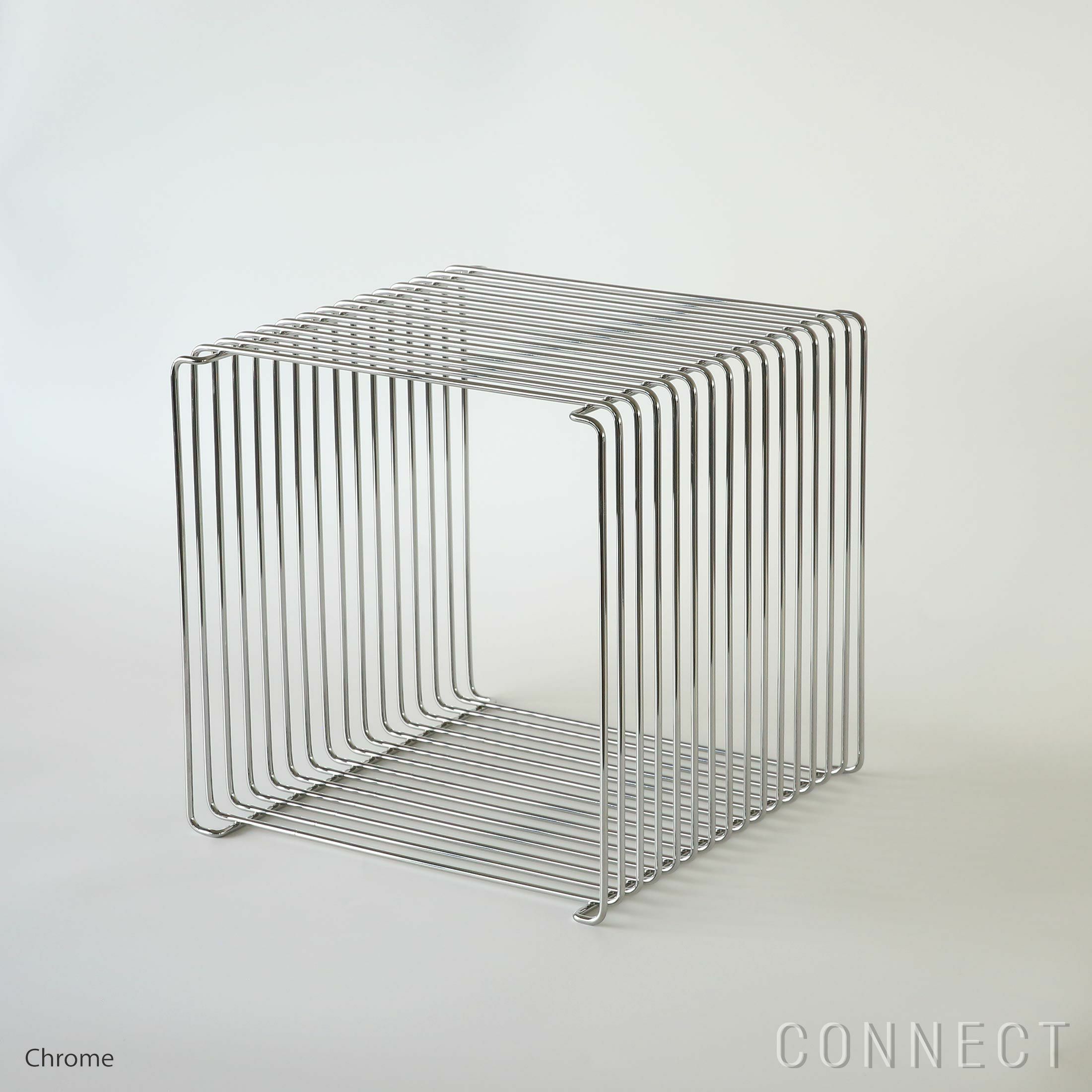 Montana（モンタナ） / Panton Wire（パントンワイヤー）3点セット / シングル（クローム）＋ダブル（クローム）＋トップパネル（シングル White Marble） / シェルフ