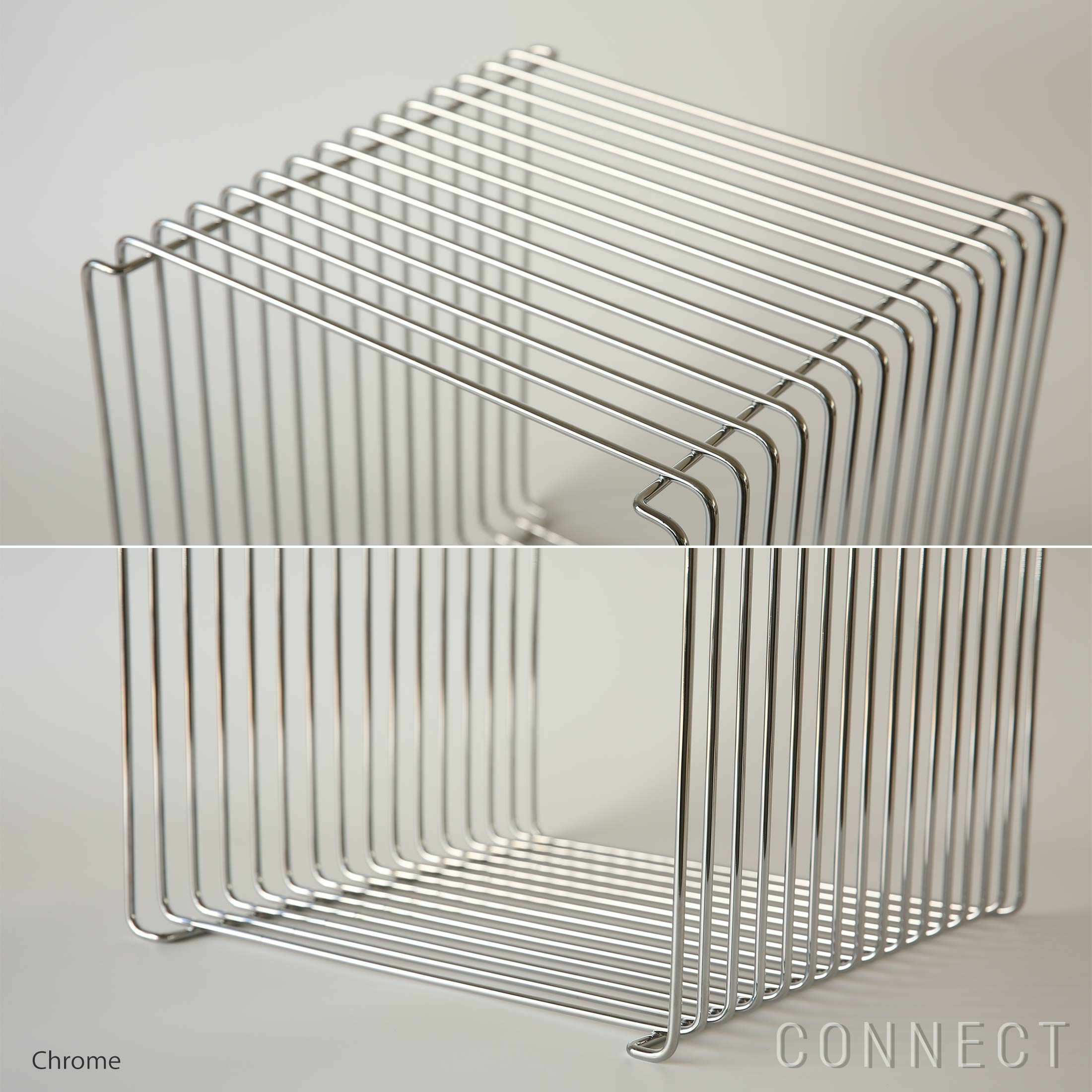 Montana（モンタナ） / Panton Wire（パントンワイヤー）2点セット / シングル（クローム）＋トップパネル（シングル White Marble） / シェルフ