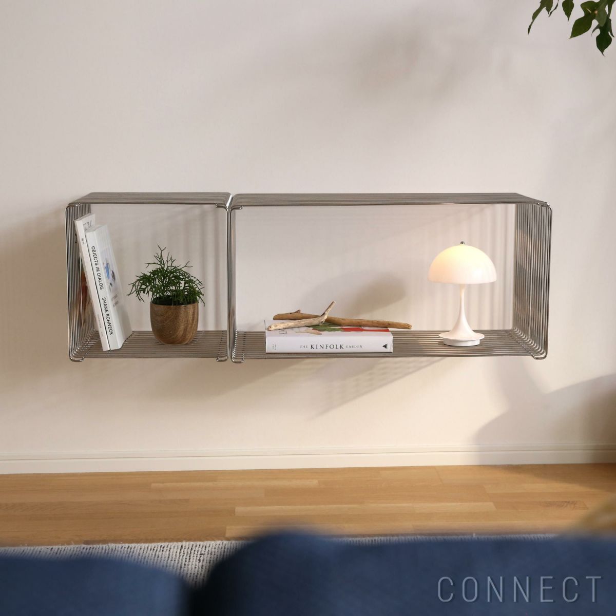 Montana（モンタナ） / Panton Wire（パントンワイヤー）2点セット / シングル（クローム）＋ダブル（クローム） / シェルフ