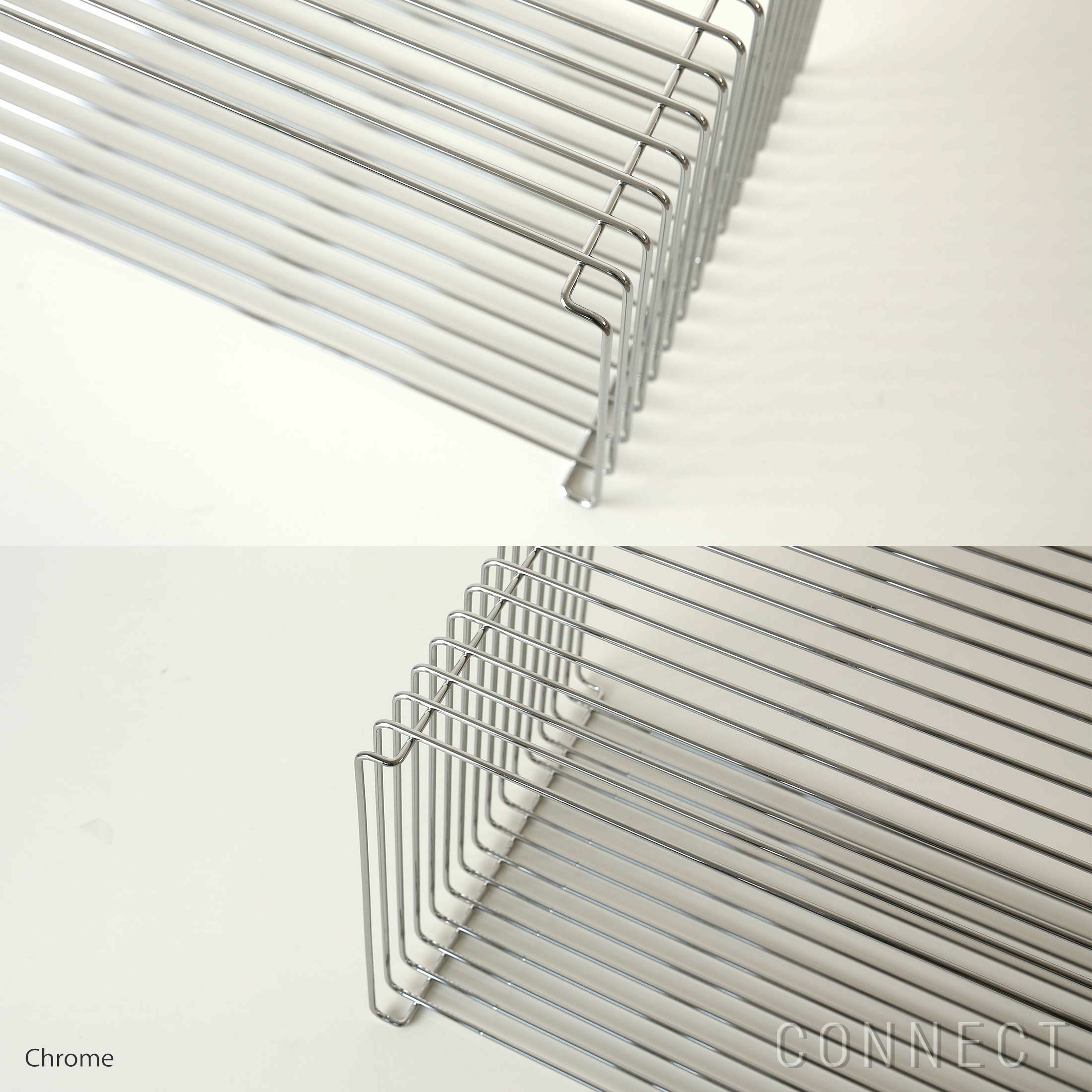 Montana（モンタナ） / Panton Wire（パントンワイヤー）2点セット / シングル（クローム）＋ダブル（クローム） / シェルフ