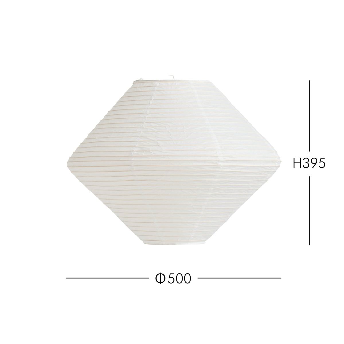 HAY（ヘイ） / PAPER SHADE DIAMOND + CORD SET（ペーパーシェードダイヤモンド + コードセット） / Φ50 / クラシックホワイト / ペンダントライト