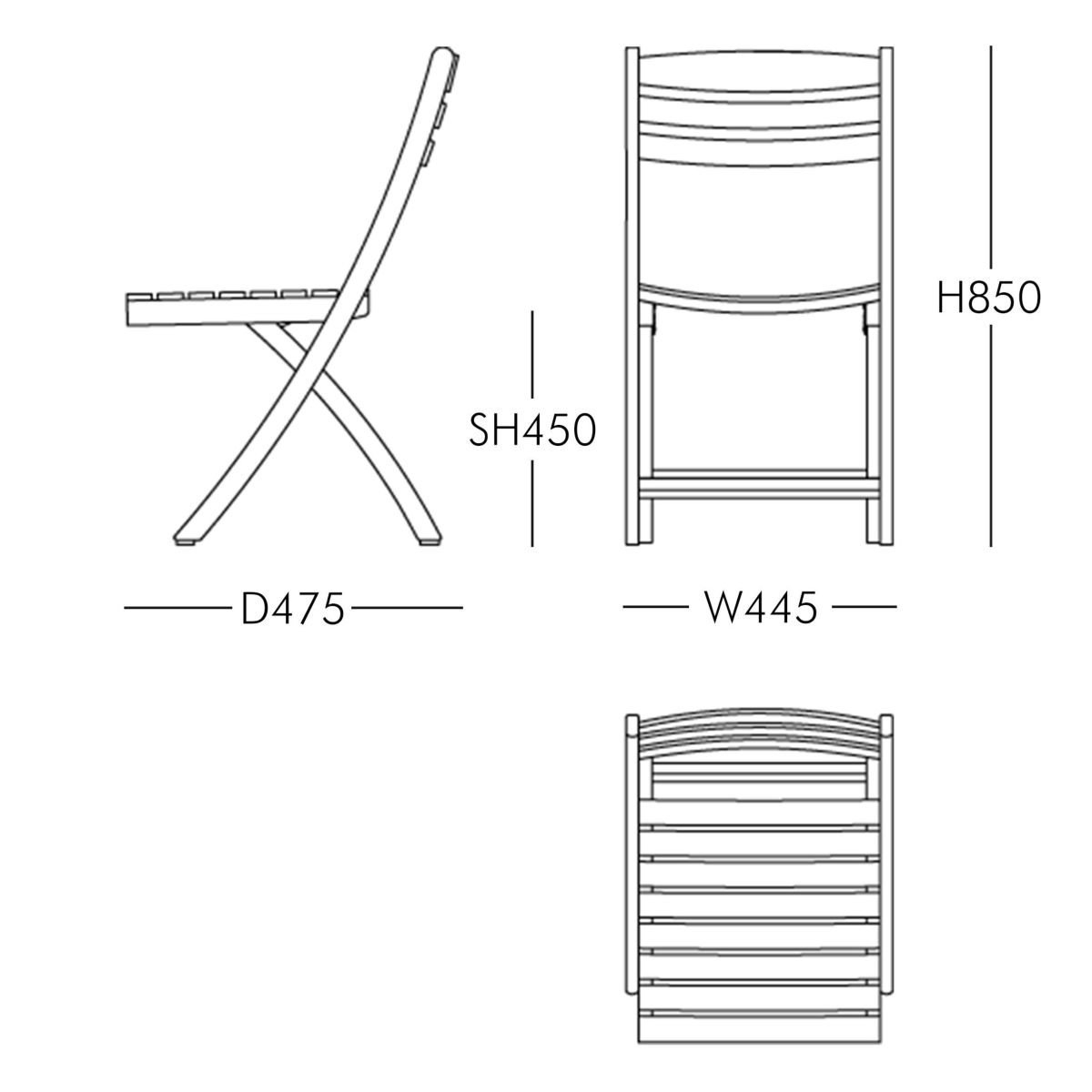 FRITZ HANSEN（フリッツ・ハンセン） / SKAGERAK（スカゲラック） / SELANDIA（セランディア）チェア / チーク材 / 屋外・アウトドア用