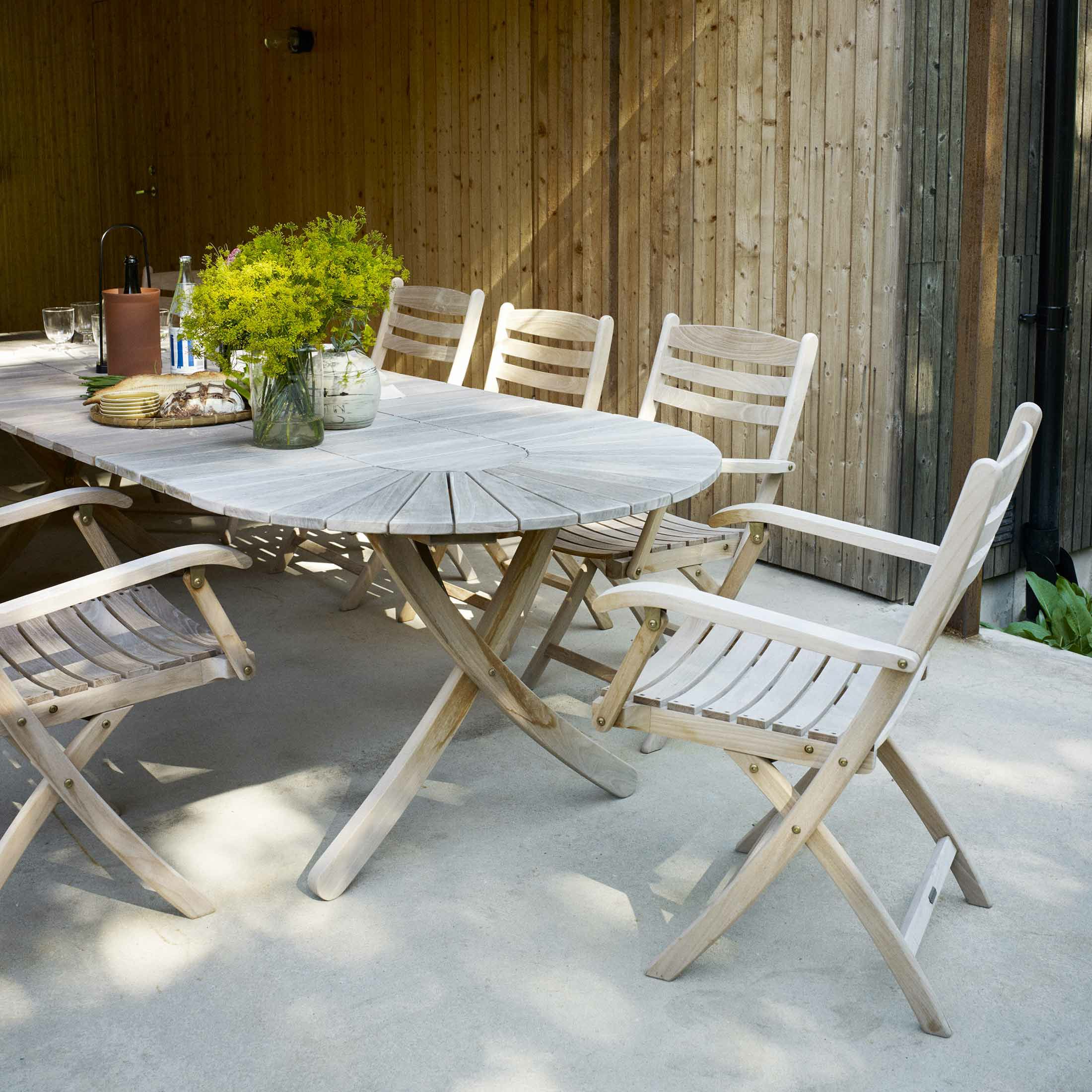 FRITZ HANSEN（フリッツ・ハンセン） / SKAGERAK（スカゲラック） / SELANDIA（セランディア）アームチェア / チーク材 / 屋外・アウトドア用