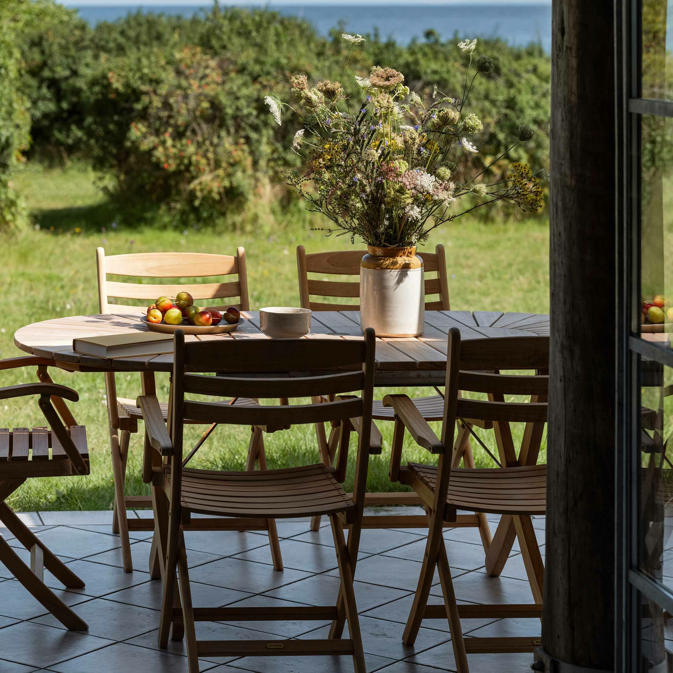 FRITZ HANSEN（フリッツ・ハンセン） / SKAGERAK（スカゲラック） / SELANDIA（セランディア）アームチェア / チーク材 / 屋外・アウトドア用