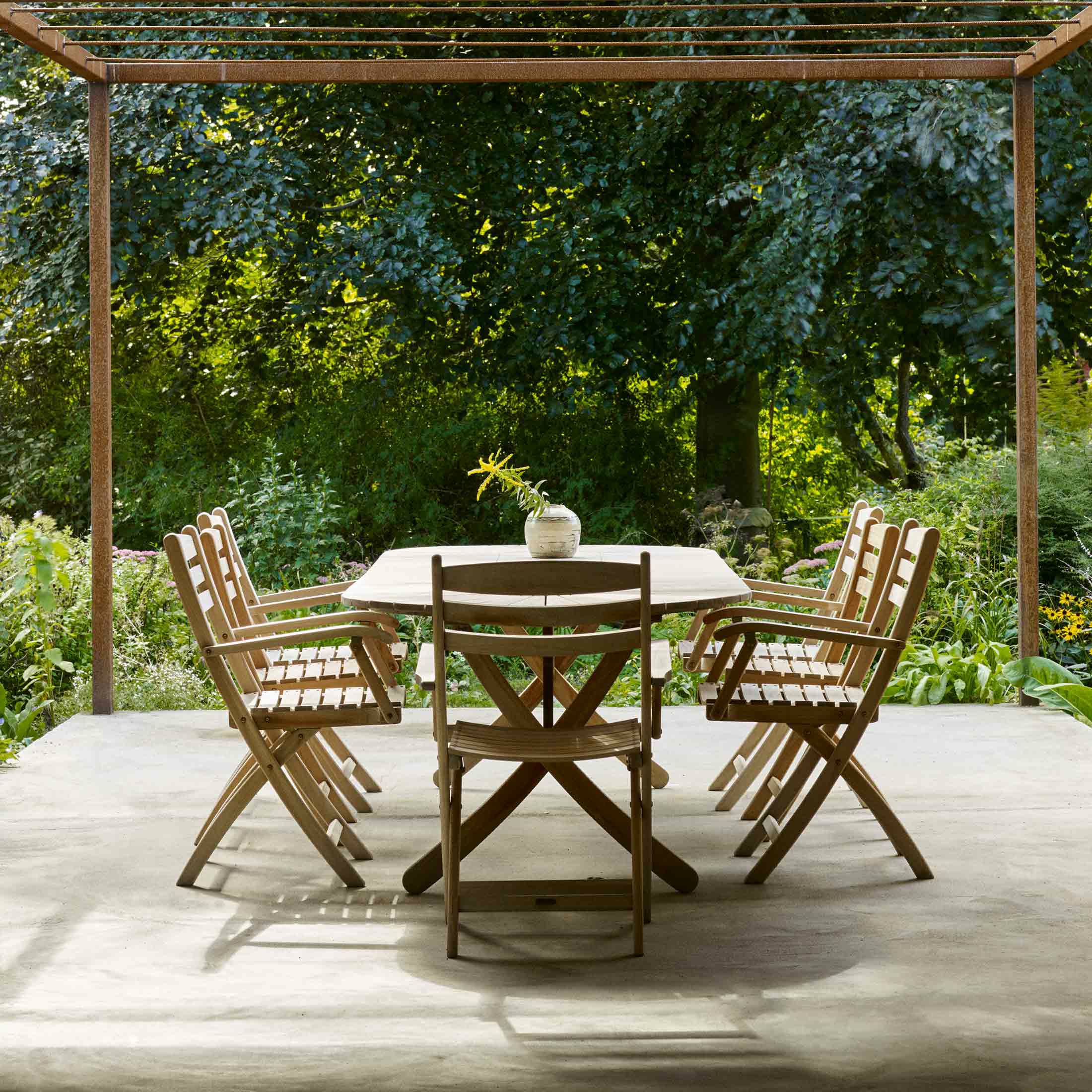 FRITZ HANSEN（フリッツ・ハンセン） / SKAGERAK（スカゲラック） / SELANDIA（セランディア）アームチェア / チーク材 / 屋外・アウトドア用