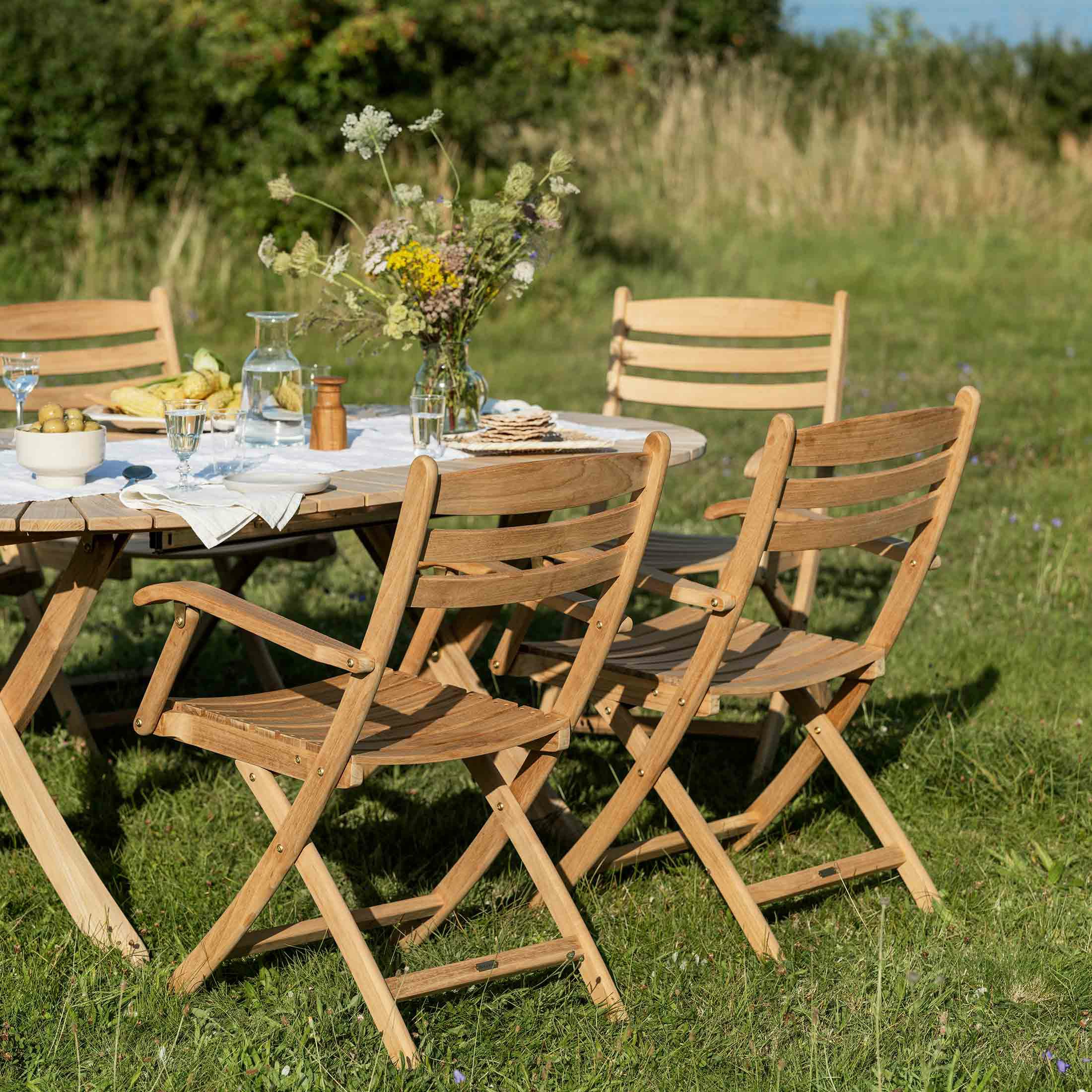 FRITZ HANSEN（フリッツ・ハンセン） / SKAGERAK（スカゲラック） / SELANDIA（セランディア）アームチェア / チーク材 / 屋外・アウトドア用