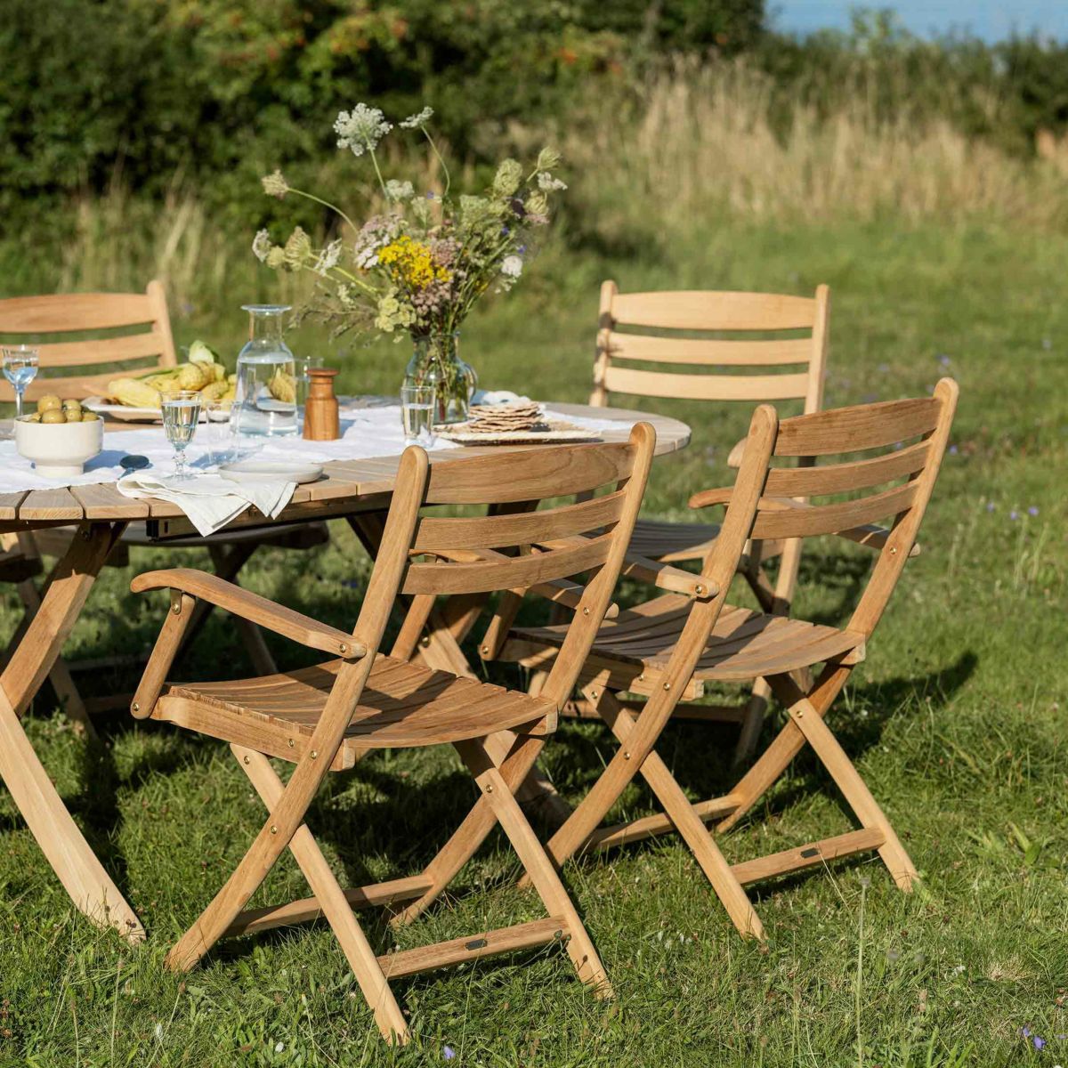 FRITZ HANSEN（フリッツ・ハンセン） / SKAGERAK（スカゲラック） / SELANDIA（セランディア）アームチェア / チーク材 / 屋外・アウトドア用