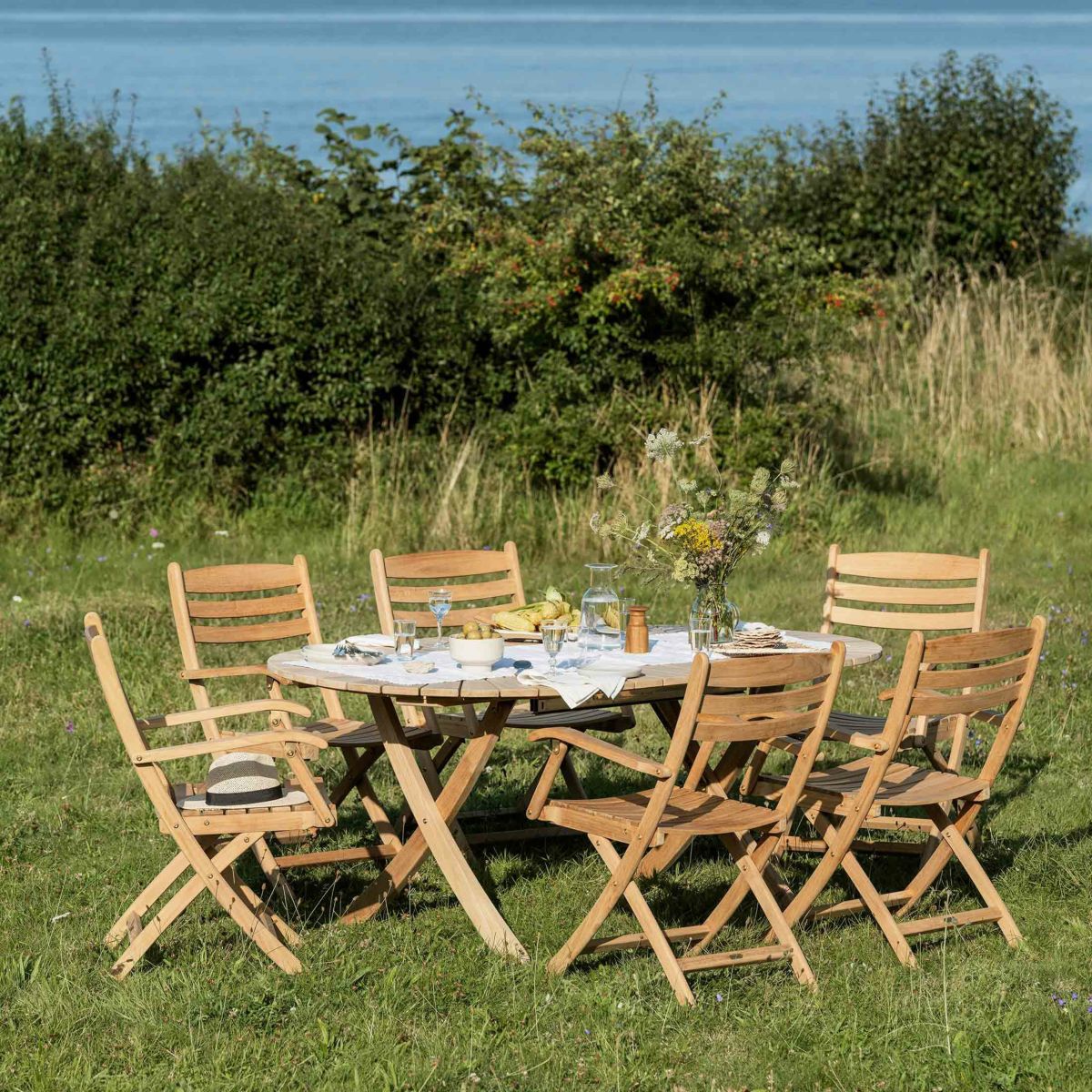 FRITZ HANSEN（フリッツ・ハンセン） / SKAGERAK（スカゲラック） / SELANDIA（セランディア）アームチェア / チーク材 / 屋外・アウトドア用