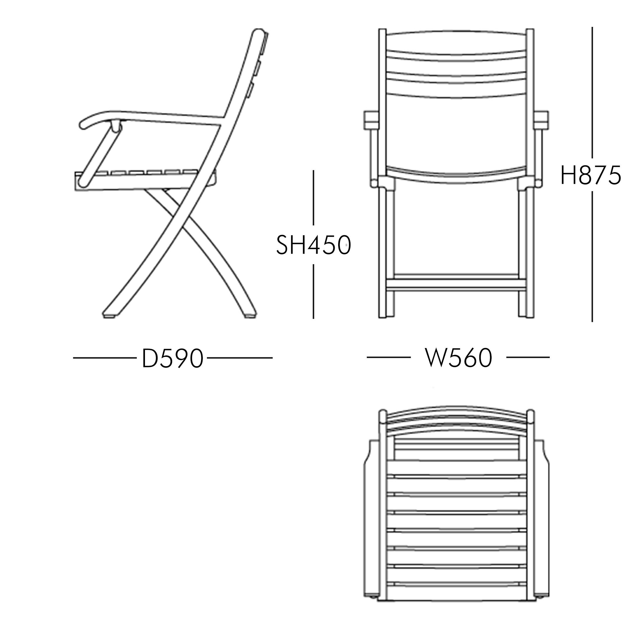 FRITZ HANSEN（フリッツ・ハンセン） / SKAGERAK（スカゲラック） / SELANDIA（セランディア）アームチェア / チーク材 / 屋外・アウトドア用