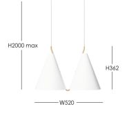 LYFA（リーファ） / MOSAIK SIDEBYSIDE Ⅱ（モザイク） / 全2色 / ペンダントライト【要電気工事】《LED電球プレゼント》
