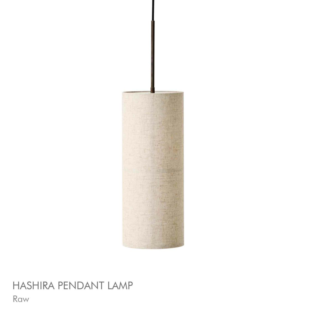 Audo Copenhagen（オドー・コペンハーゲン） / HASHIRA SINGLE（ハシラペンダントランプ シングル） / Pendant Lamp / SMALLΦ18 / Raw