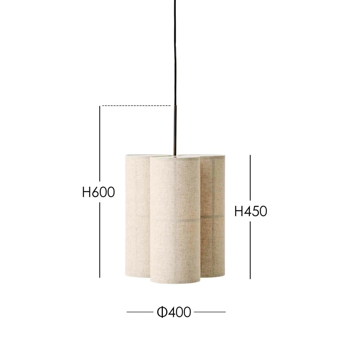 Audo Copenhagen（オドー・コペンハーゲン） / HASHIRA CLUSTER（ハシラペンダントランプ） / Pendant Lamp / SMALLΦ40 / Raw《レビュー特典付》