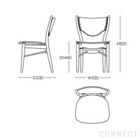HOUSE OF FINN JUHL（ハウス・オブ・フィンユール） / 46 CHAIR / ウォルナット材・オイル仕上げ・エレガンスレザー（Elegance Walnut）