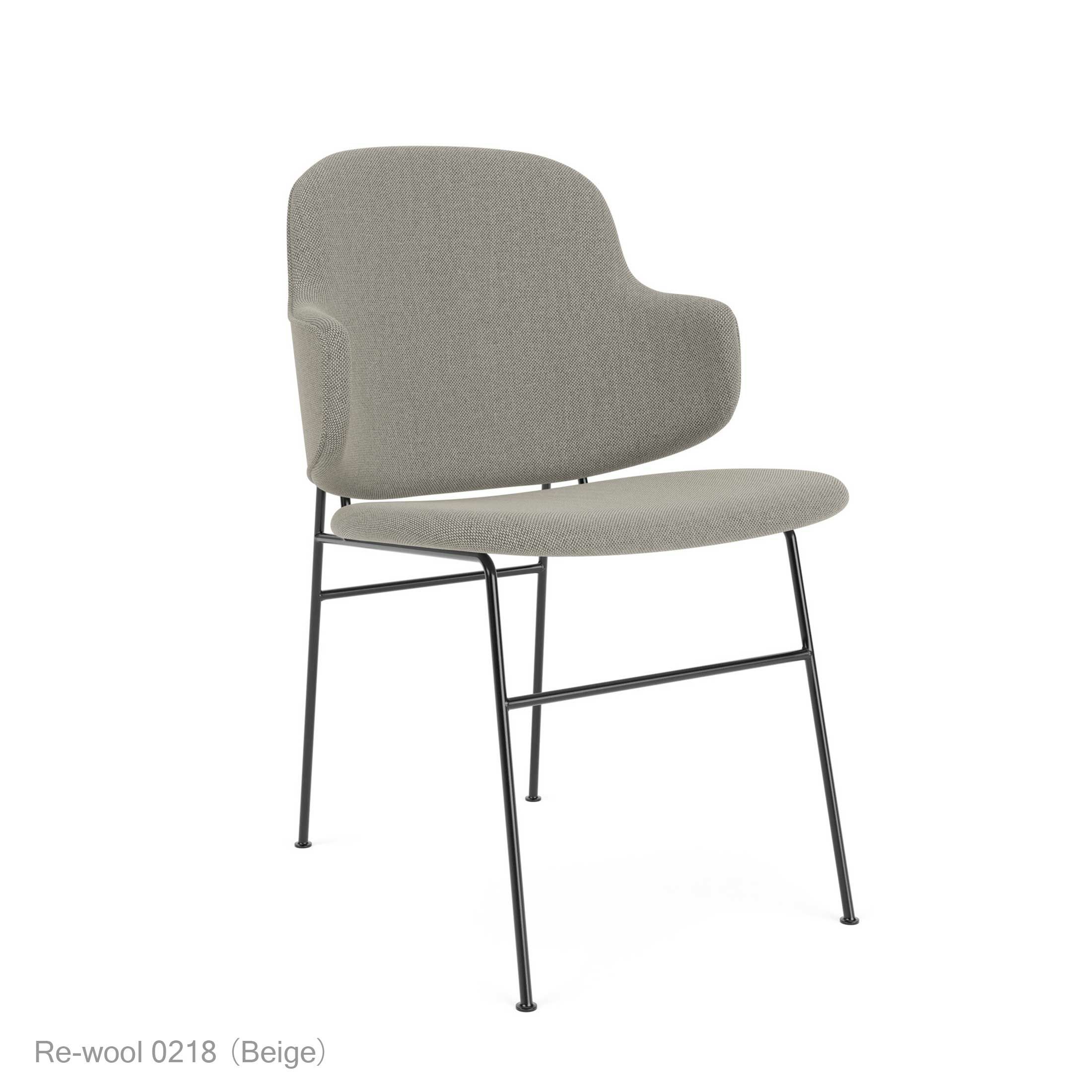 Audo Copenhagen（オドー・コペンハーゲン） / The Penguin Dining Chair（ペンギンダイニングチェア） / Fully Upholstered / Re-wool 0218 (Beige)