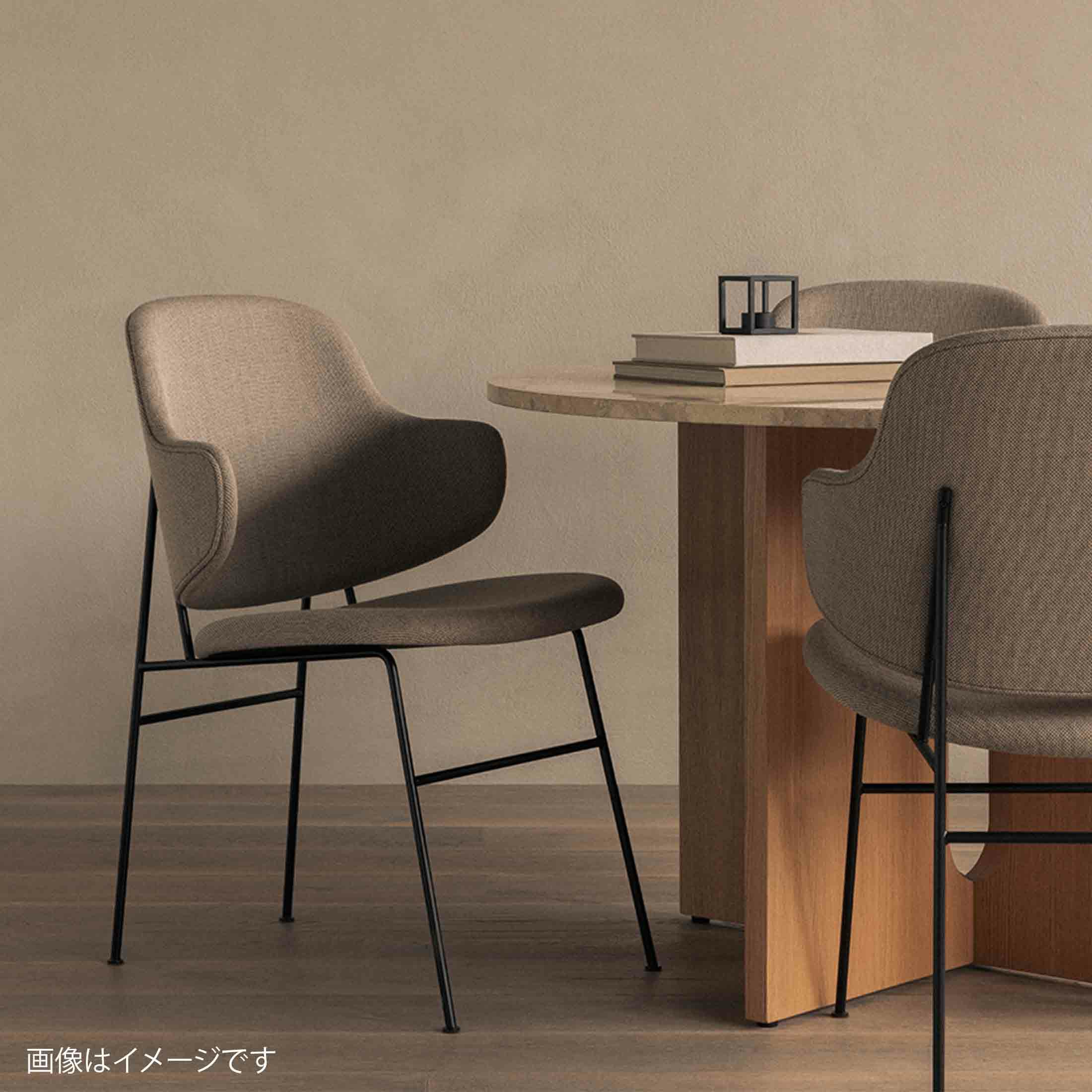 Audo Copenhagen（オドー・コペンハーゲン） / The Penguin Dining Chair（ペンギンダイニングチェア） / Fully Upholstered / Re-wool 0218 (Beige)
