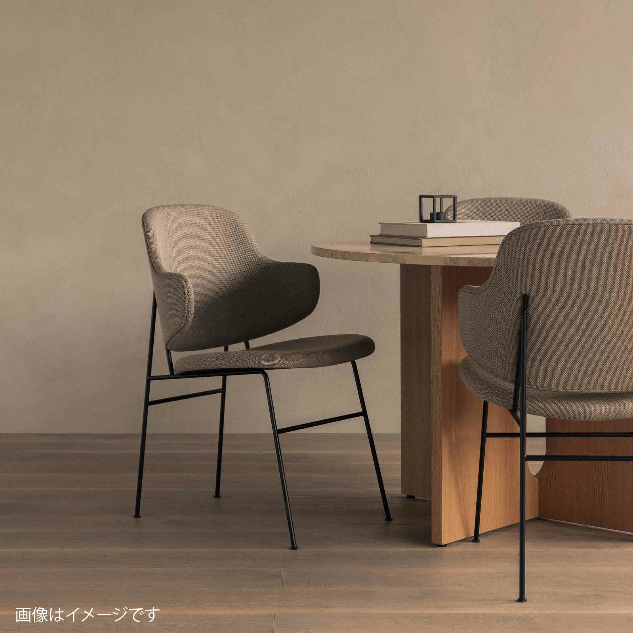 Audo Copenhagen（オドー・コペンハーゲン） / The Penguin Dining Chair（ペンギンダイニングチェア） / Fully Upholstered / Re-wool 0218 (Beige)