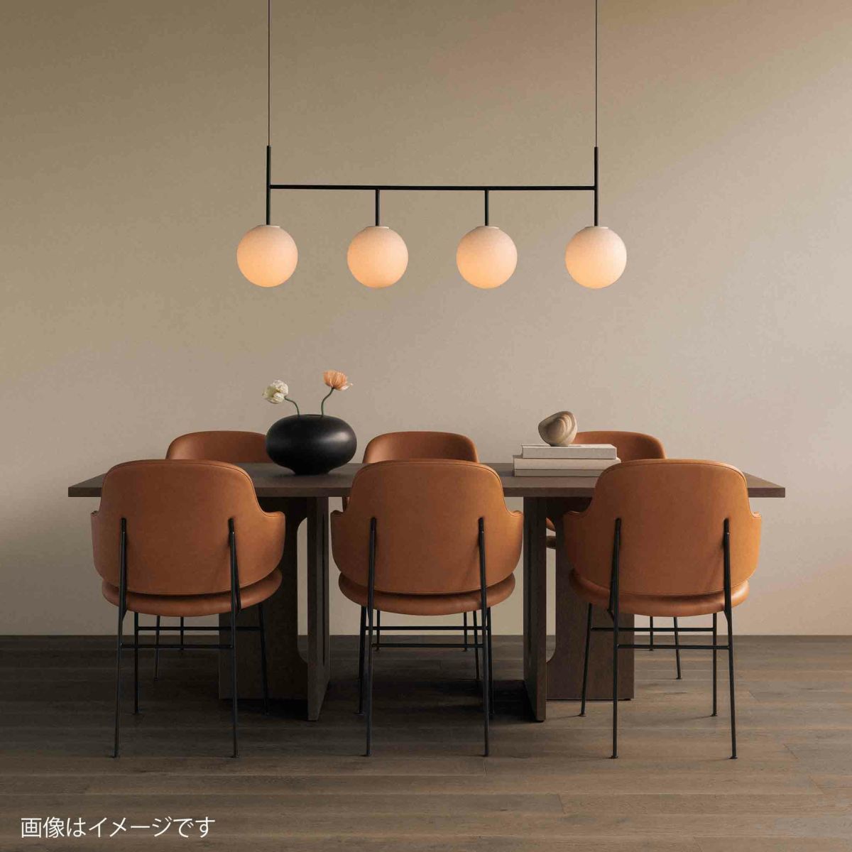 Audo Copenhagen（オドー・コペンハーゲン） / The Penguin Dining Chair（ペンギンダイニングチェア） / Fully Upholstered / Re-wool 0218 (Beige)