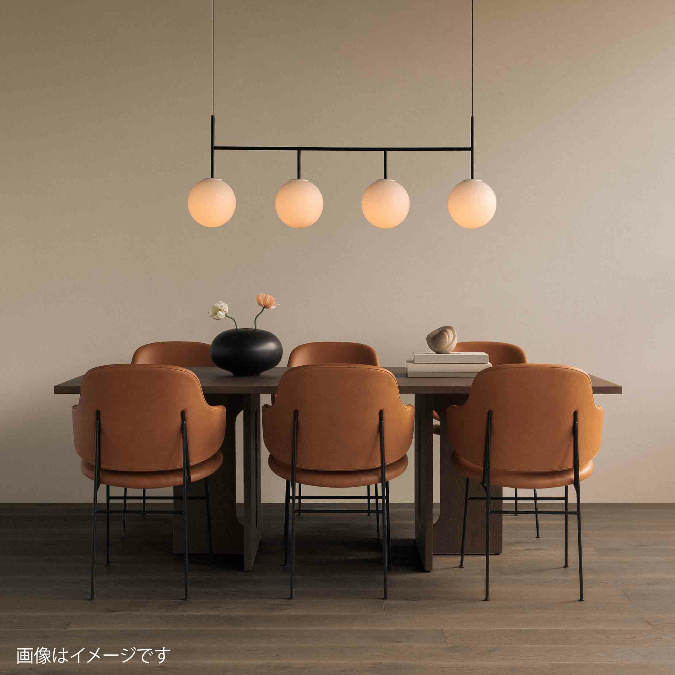 Audo Copenhagen（オドー・コペンハーゲン） / The Penguin Dining Chair（ペンギンダイニングチェア） / Fully Upholstered / Re-wool 0218 (Beige)