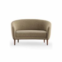 HOUSE OF FINN JUHL（ハウス・オブ・フィンユール） / LITTLE MOTHER SOFA 2 SEATER（リトルマザーソファ ２シーター） / ウォルナット材・オイル仕上げ / Hallingdal 227（ハリンダル）
