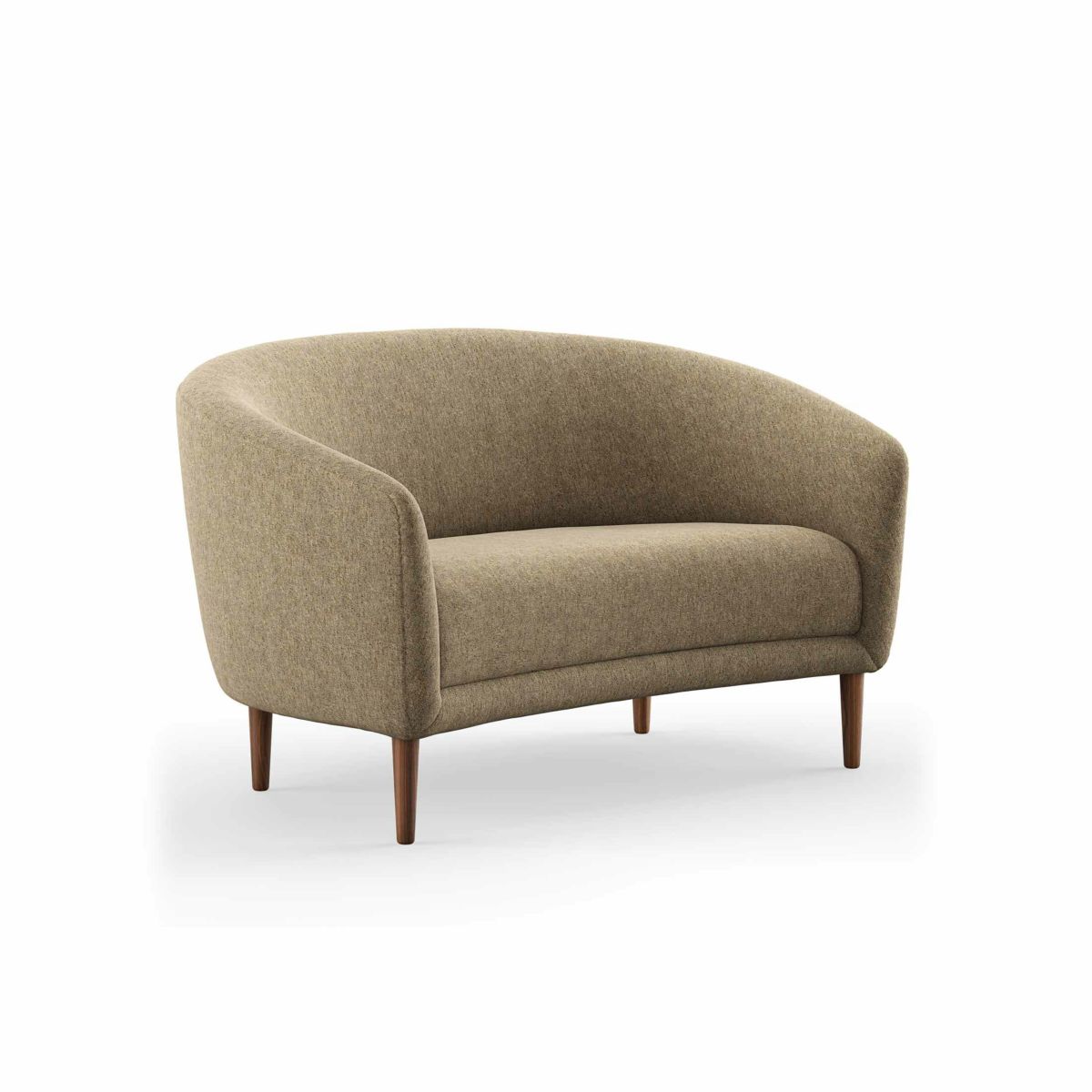 HOUSE OF FINN JUHL（ハウス・オブ・フィンユール） / LITTLE MOTHER SOFA 2 SEATER（リトルマザーソファ ２シーター） / ウォルナット材・オイル仕上げ / Hallingdal 227（ハリンダル）